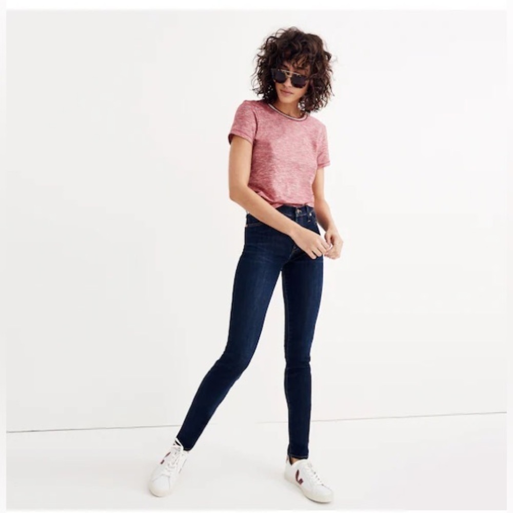 Madewell 9" Mid-Rise Skinny Jeans in Larkspur Wash Denim Women’s Size 31